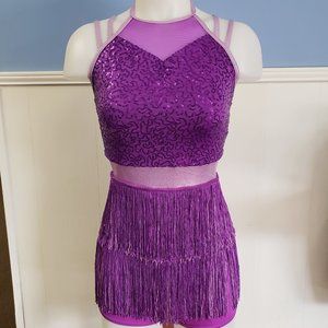 Jazz Tap Fringe Costume